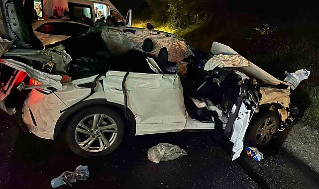 Mersin'de trafik kazası: 1 ölü, 2 yaralı