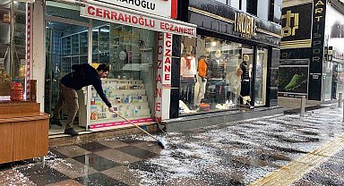 Mersin'i dolu vurdu
