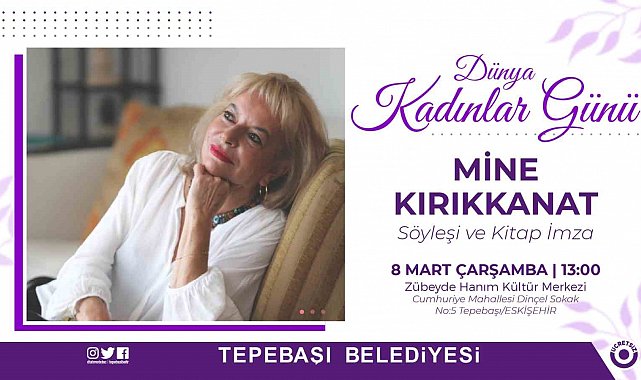 Mine Kırıkkanat okurları ile buluşacak
