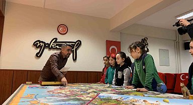 Minikler hem eğlendi hem de afet konusunda bilgilendi
