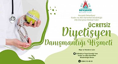 Nevşehir Belediyesi'nden 'ücretsiz diyetisyen danışmanlık' hizmeti