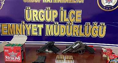 Nevşehir'de gözaltına alınan şüphelilerin evinden cephane çıktı