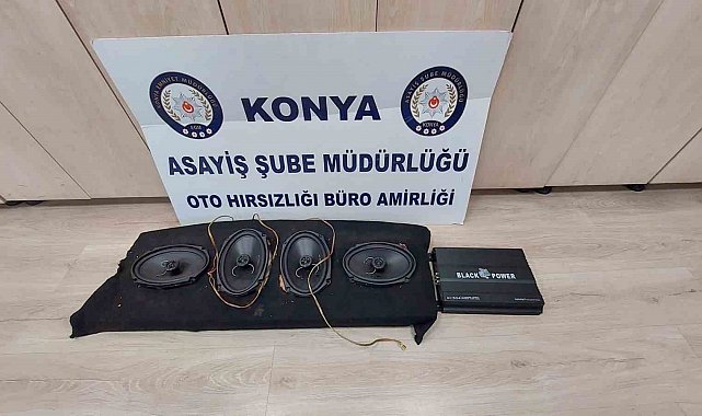 Otomobillerin ses sistemlerine dadanan hırsız yakalandı