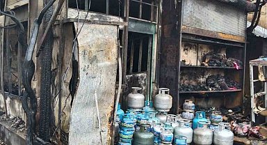Patlayan trafo bakkal dükkanında yangın çıkardı: 1 ölü
