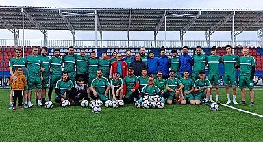 Pınarbaşı Stadı'nda ilk antrenman