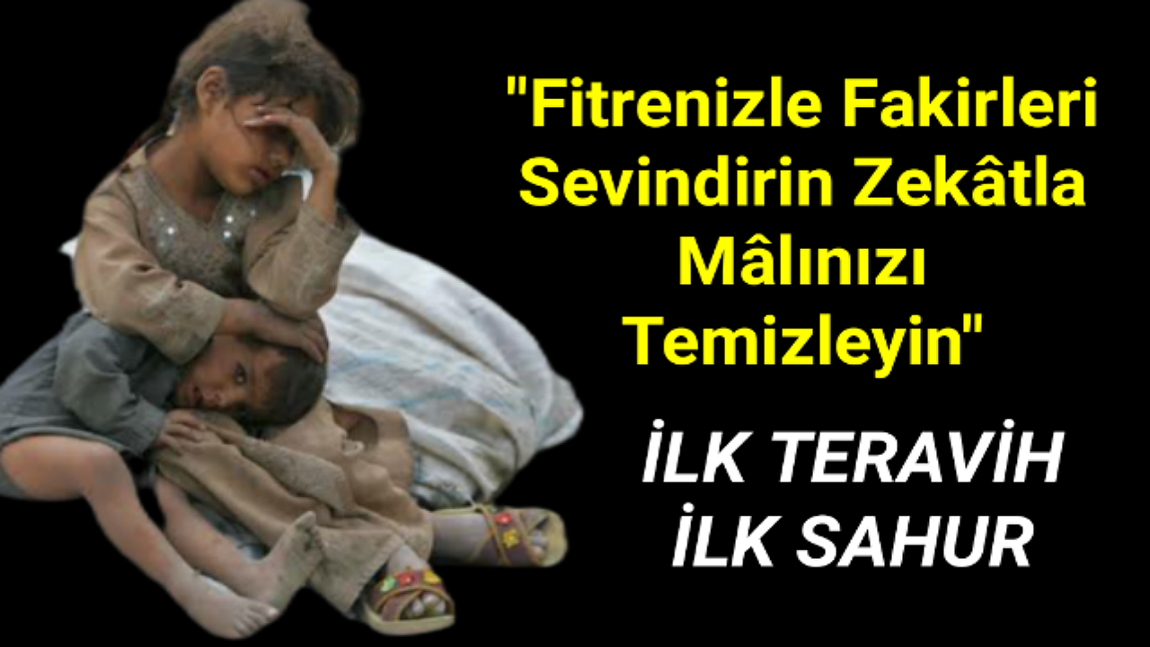Ramazan ayı; selamdır, esenliktir, sükûnettir
