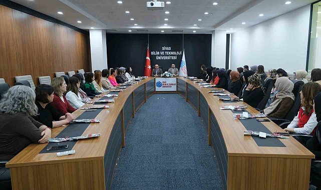 SBTÜ'de kadın personel unutulmadı