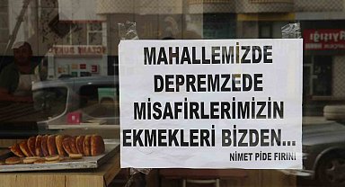 Sivas'ta fırıncıdan örnek davranış