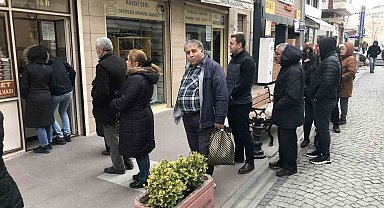 Soğuk havada helva kuyruğu