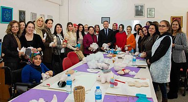 SÜ'de depremzedeler için tekstil ürünleri ve oyuncaklar hazırlanıyor