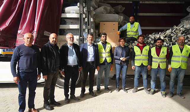 Tarsus Belediyesinin deprem bölgesindeki seferberliği sürüyor