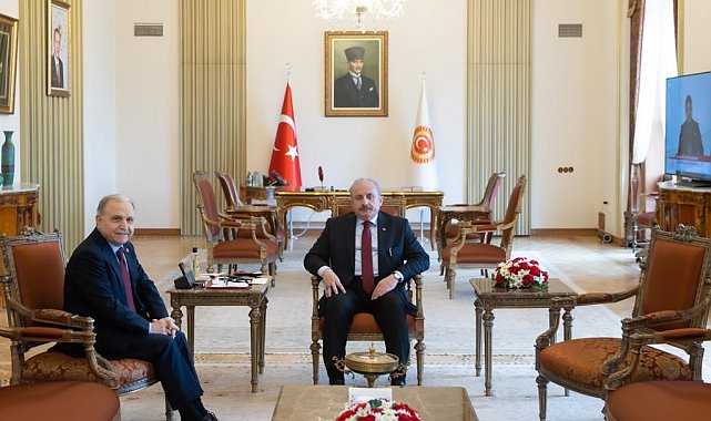 TBMM Başkanı Şentop, İhlas Medya Ankara Temsilcisi Kahraman'ı kabul etti
