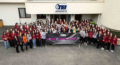 TEI, Havacı Kadınlar Haftası'nda kız öğrencilere havacılığı tanıttı