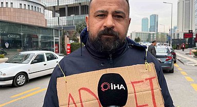 Tekirdağ Belediyesinde işten çıkarılan işçiden CHP önünde eylem