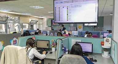 Teksin Mersin'de bir ayda 155 binden fazla görüşme sağlandı