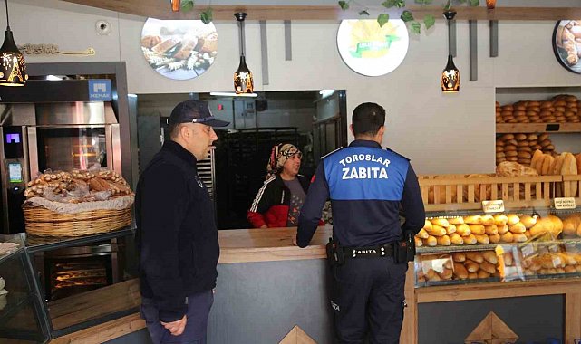 Toroslar'da fırınlara Ramazan denetimi