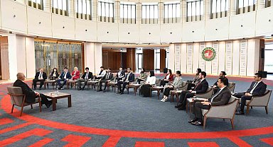 Yargıtay Başkanı Akarca, Hukuk Topluluğu Yönetim kurulunu kabul etti