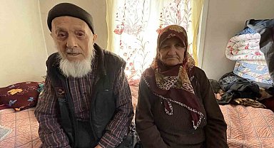 Yaşlı çift 'kefen parası'nı depremzedeler için bağışladı