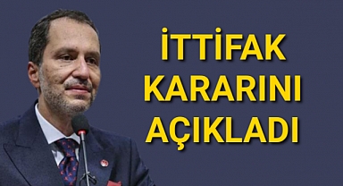 Yeniden Refah Partisi ittifak kararını açıkladı