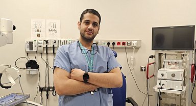 50 yaşındaki hastanın burnundan 8 santimetrelik kitle alındı
