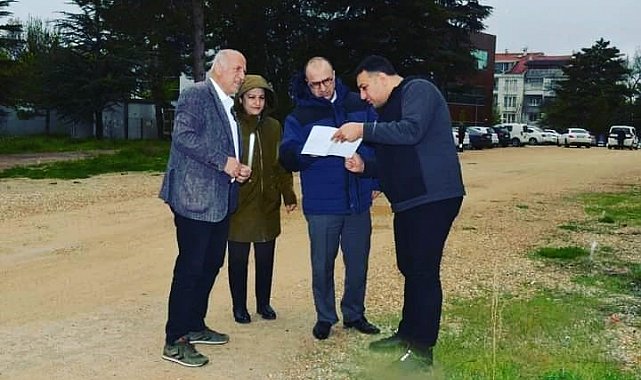 Ağız ve Diş Sağlığı Merkezi Ek Hizmet Binası Arazisi Sağlık Müdürlüğünce İncelendi