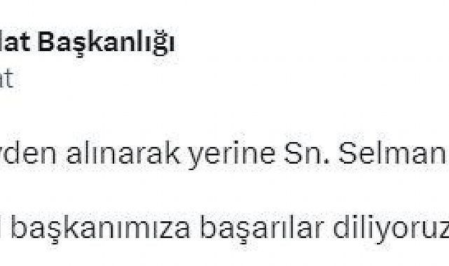 AK Parti'den Ordu İl Başkanlığına yeni atama
