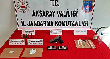 Aksaray'da jandarmadan uyuşturucu operasyonu: 1 gözaltı