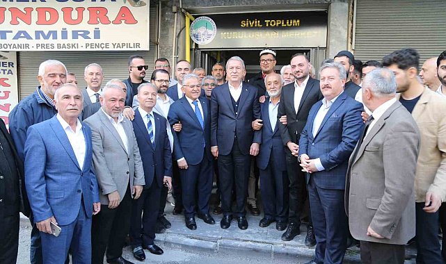 Bakan Akar Ve Başkan Büyükkılıç'tan STK'lara 'bayram' ziyareti