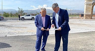Başkan Büyükkılıç, Recep Tayyip Erdoğan Millet Bahçesi'nde incelemede bulundu
