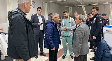 Başkan Büyükkılıç, trafik kazasında yaralanan vatandaşları ziyaret etti