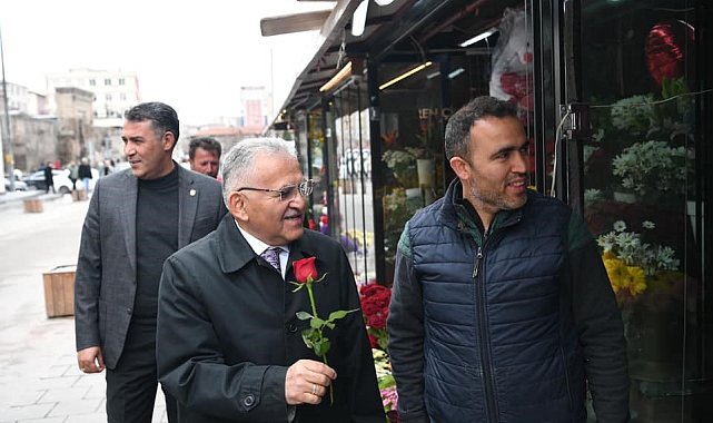 Başkan Büyükkılıç'tan esnaf ziyareti