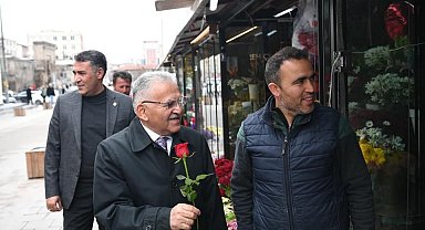 Başkan Büyükkılıç'tan esnaf ziyareti