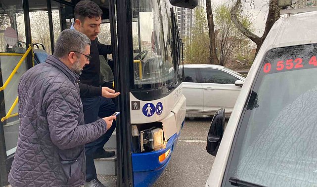 Başkent'te EGO otobüsünün şoförü trafikteki tartışmada aracı metrelerce sürükledi