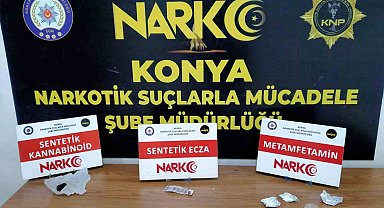 Baskın yapılan sıhhi tesisatçıda uyuşturucu çıktı