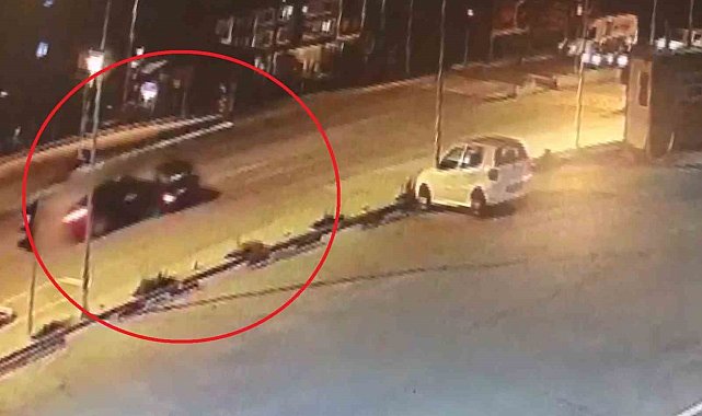 Bayram arefesinde 1 kişinin öldüğü feci kaza kamerada