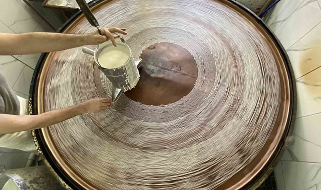 Bayram öncesi geleneksel üretim tel kadayıfa ilgi