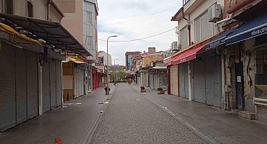 Bayramın ilk günü çarşıda sessizlik hakim oldu