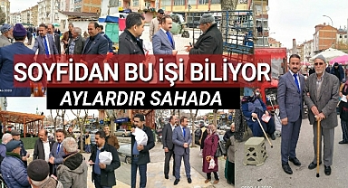 BBP Karaman Milletvekili Adayı Mesut Soyfidan Hep Sahada
