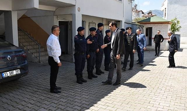Bozyazı'da bayramlaşma töreni gerçekleştirildi