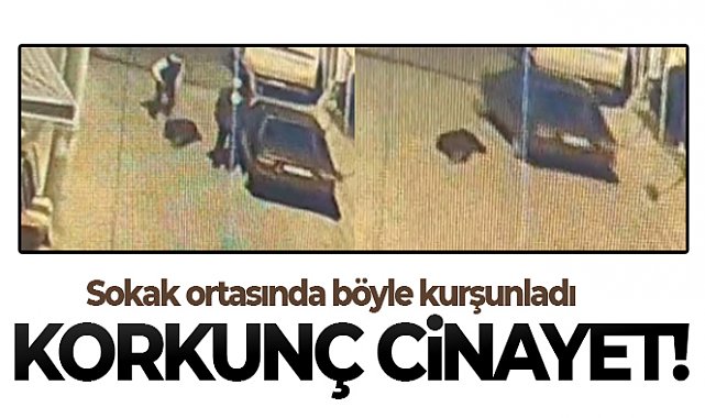 Burhaniye’de işlenen cinayet saniye saniye kameralara yansıdı