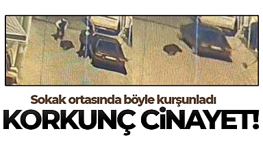 Burhaniye’de işlenen cinayet saniye saniye kameralara yansıdı