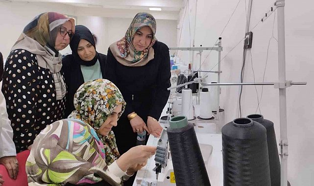 Büyükşehir KAYMEK'ten İncesu'da hazır giyim kursu