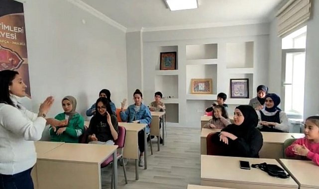 Çekerek'te işaret dili kursuna ilgi her geçen gün artıyor