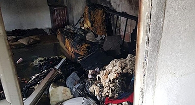 Çocukların sobanın üstüne koyduğu çakmak patladı! Yangında 1 yaşındaki çocuk hayatını kaybetti