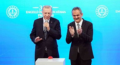 Cumhurbaşkanı Erdoğan: "Atanamayan tüm engelli öğretmen adaylarımızın atamasını gerçekleştirdik"