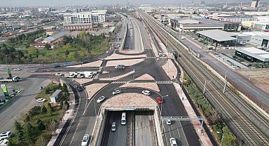 Demir Yolu Caddesi'nde trafiği rahatlatacak düzenleme tamamlandı
