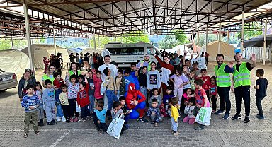 Deprem bölgesindeki çocuklar için "Umudu Taşıyoruz"