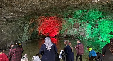 Depremzedeler Çankırı Yer Altı Tuz Şehrini gezdi