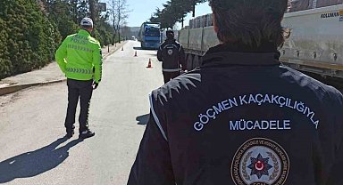Düzensiz göçmenlere yönelik polis denetimi yapıldı