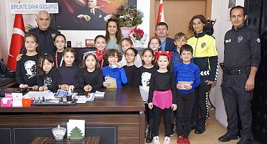 Emniyet Müdürü Erdem Aynur: "Çocukların polis olmak istemeleri bizi sevindirdi"